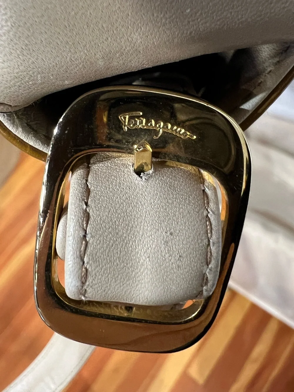 Salvatore Ferragamo Bone Messenger Bag